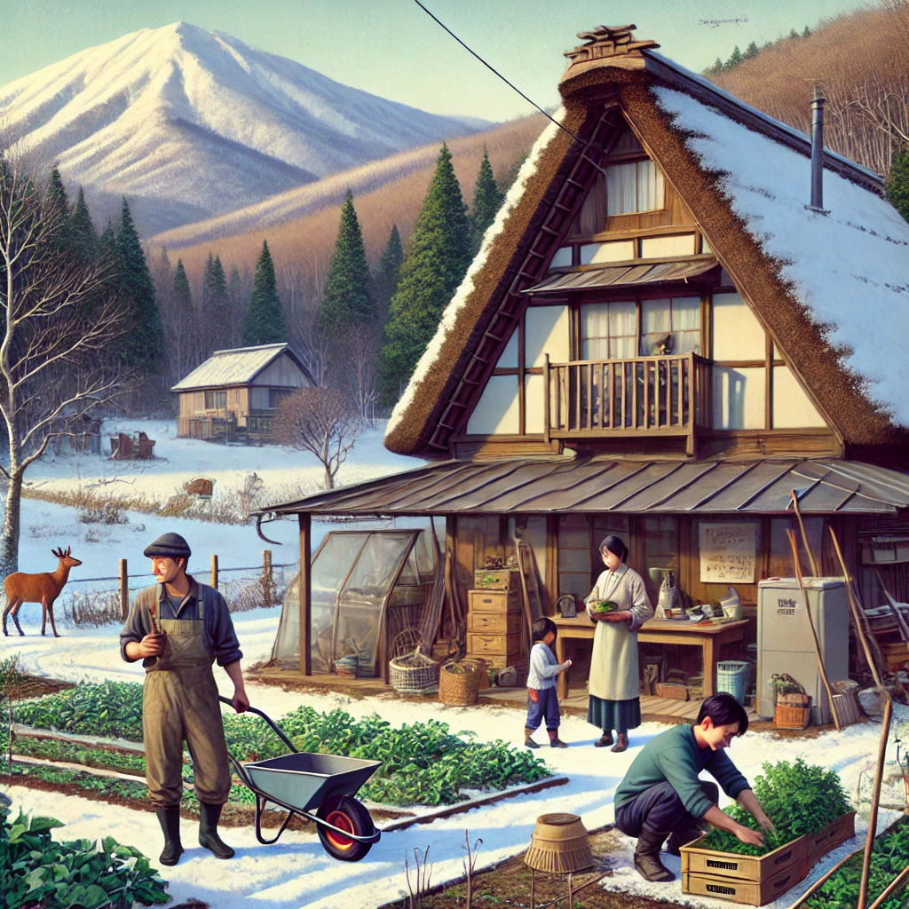 小雪 松山ケンイチ 田舎暮らし